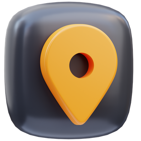 Standort-Pin  3D Icon