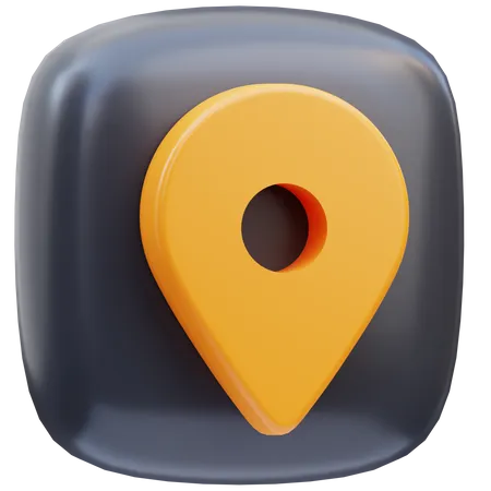 Standort-Pin  3D Icon