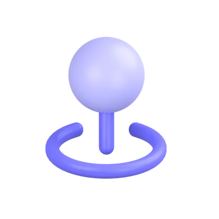 Standort-Pin  3D Icon