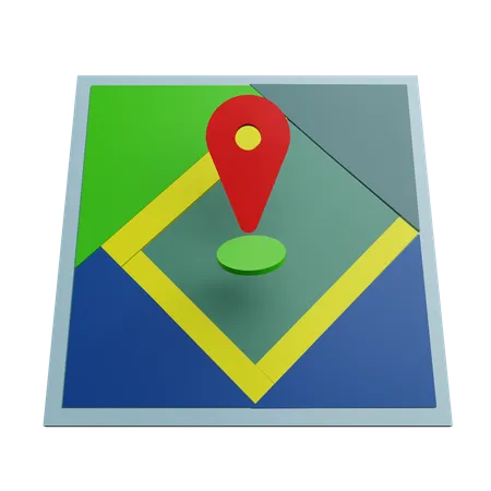 Standort-Pin  3D Icon