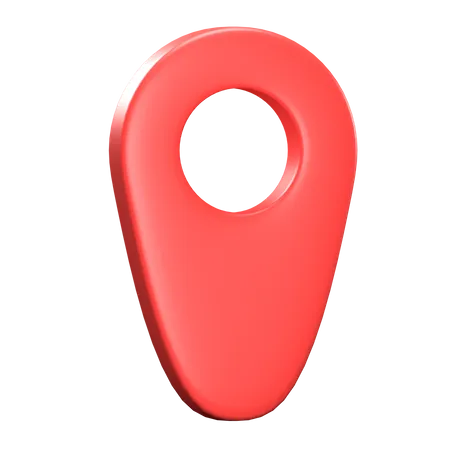 Standort-Pin  3D Icon