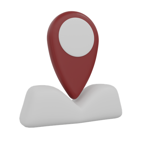 Standort-Pin  3D Icon