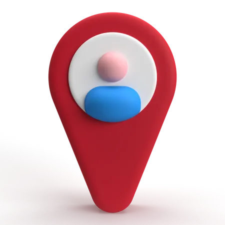 Standort-Pin  3D Icon