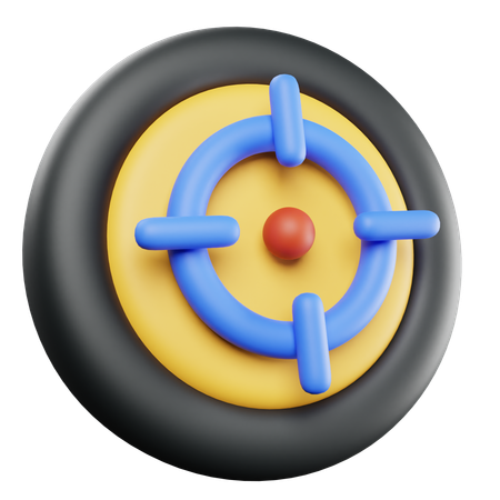 Standort-Targeting  3D Icon