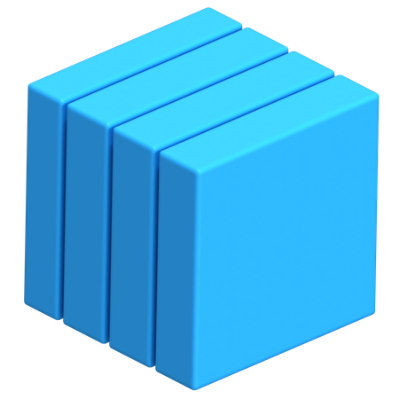 Stapel  3D Icon