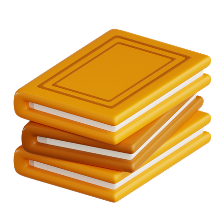 Stapel Bücher  3D Icon