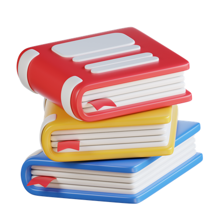 Stapel Bücher  3D Icon