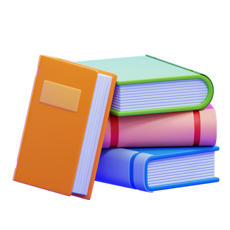 Stapel Bücher  3D Icon