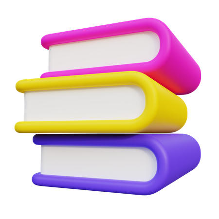 Stapel Bücher  3D Icon