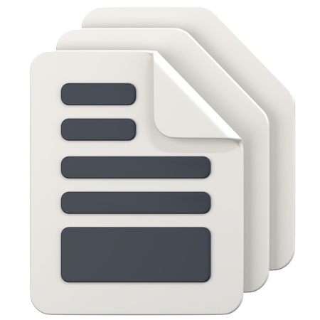 Stapeldatei  3D Icon