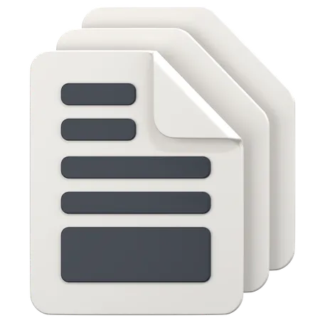 Stapeldatei  3D Icon