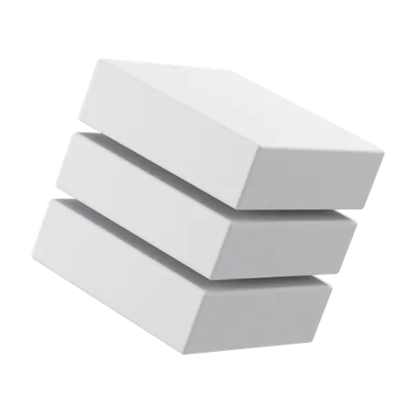 Stapelform  3D Icon