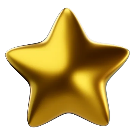 3 D Rendering Of Christmas Star Icon 3D Icon