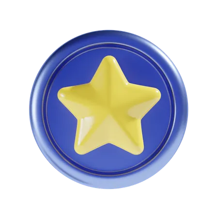 Star 3 D Icon Illustration 3D Icon