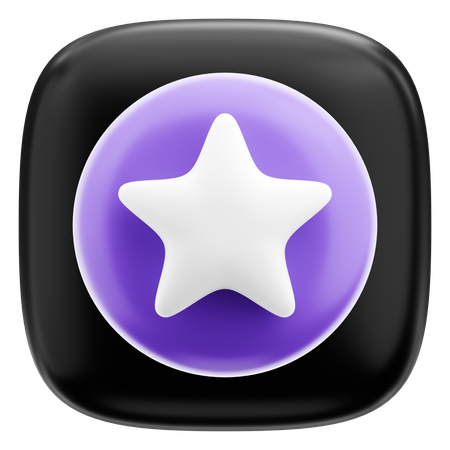 Star  3D Icon