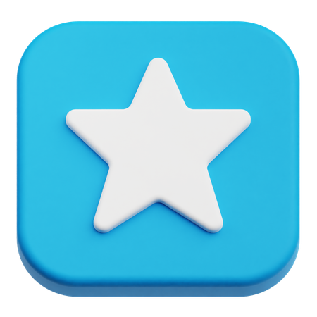 Star  3D Icon