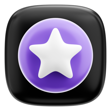 Star  3D Icon