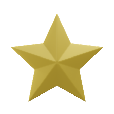 Star  3D Icon