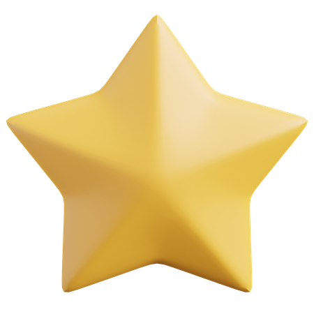 Star  3D Icon