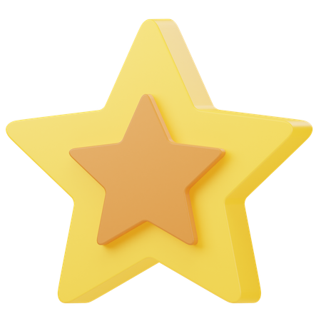 Star  3D Icon