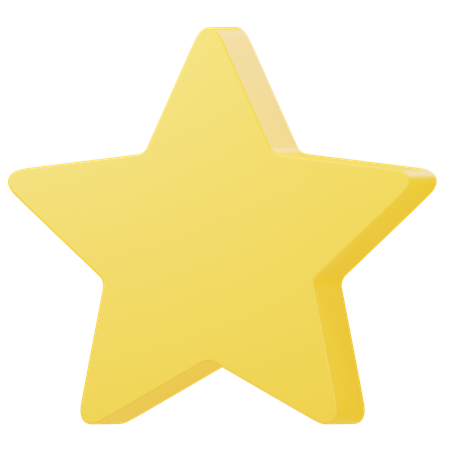 Star  3D Icon