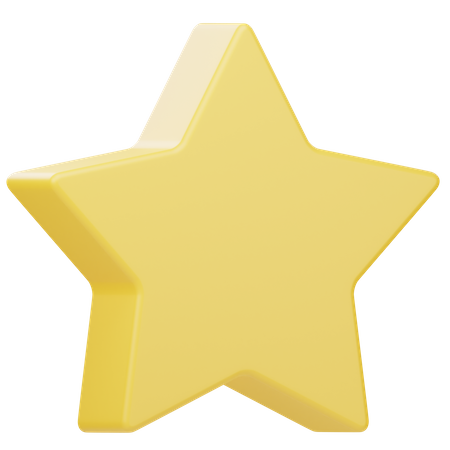 Star  3D Icon