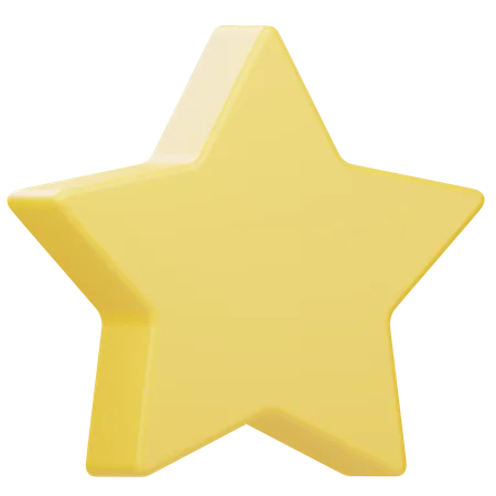 Star  3D Icon