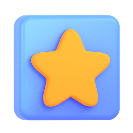 Star  3D Icon