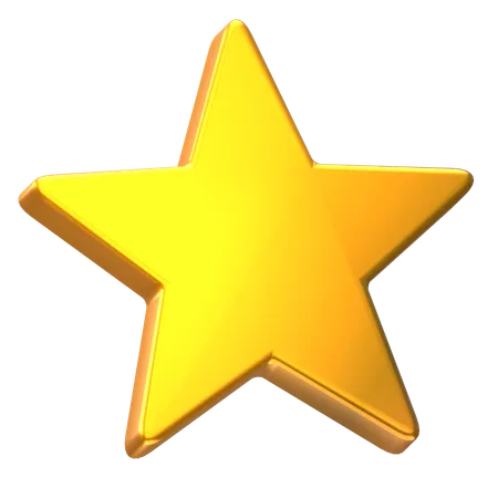 Star  3D Icon