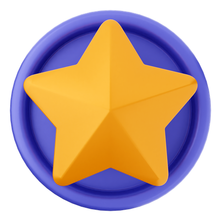 Star  3D Icon