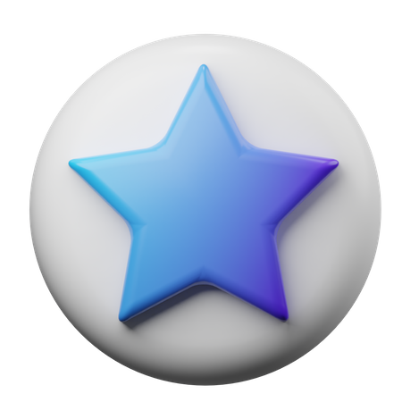 Star  3D Icon