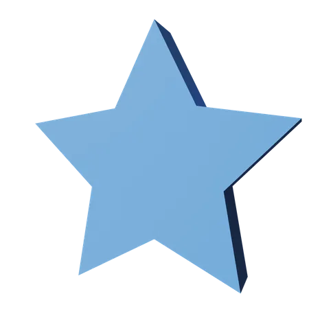 Star 3D Illustration download in PNG, OBJ or Blend format