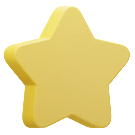 Star 3 D Illustration 3D Icon