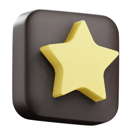 Star 3 D Icon Illustration 3D Icon