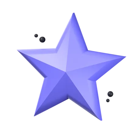 Star 3 D Illustration Object 3D Icon