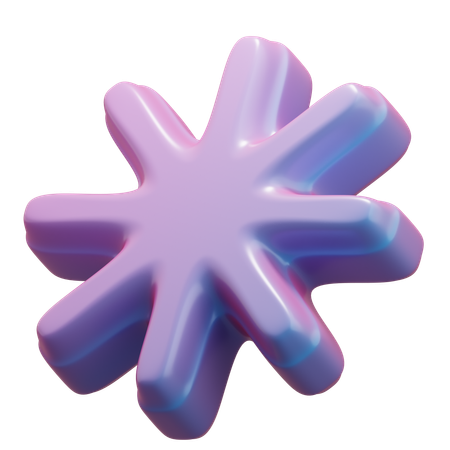 Star Abstact  3D Icon