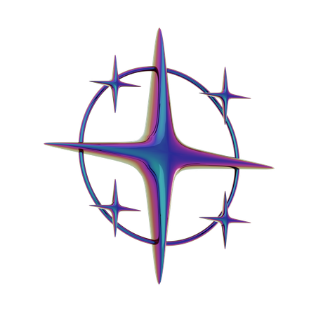 Star Abstrack  3D Icon