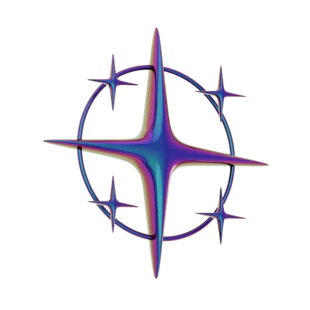 Star Abstrack  3D Icon