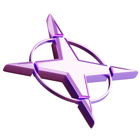 Star Abstract Star  3D Icon