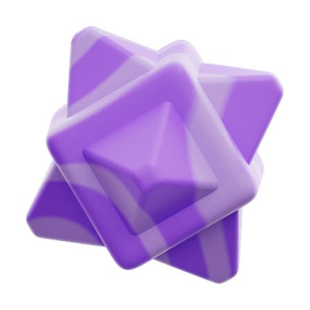 Star Abstract Shape  3D Icon