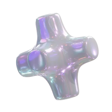 Star Abstract Shape  3D Icon