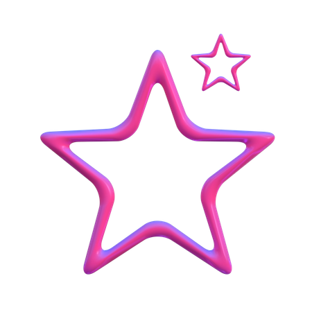 Star Abstract Shape  3D Icon