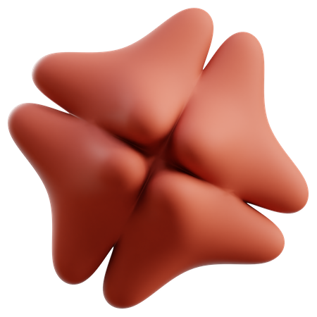 Star Abstract Shape  3D Icon