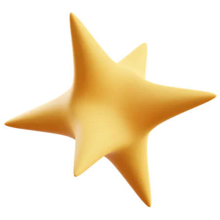 Star Abstract Shape  3D Icon