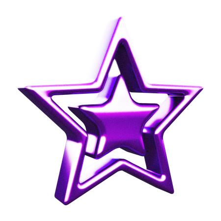 Star Abstract Shape  3D Icon