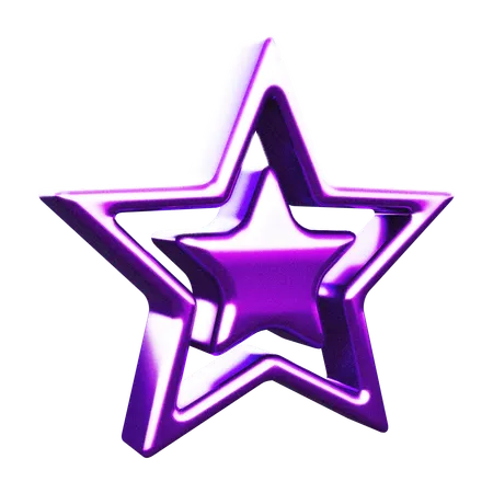 Star Abstract Shape  3D Icon