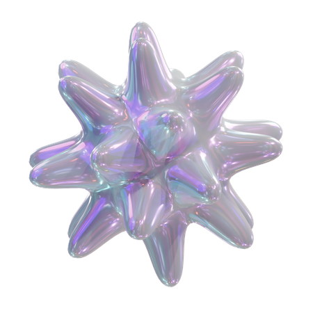 Star Abstract Shape  3D Icon