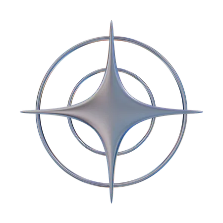 Star Abstract Shape  3D Icon