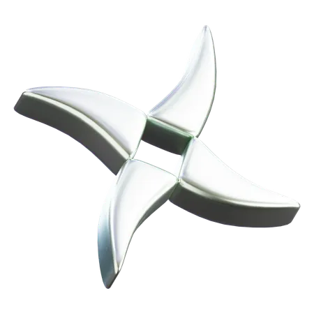 Star Abstract Shape  3D Icon