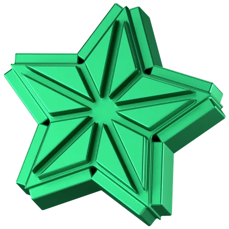 Star Abstract Shape  3D Icon